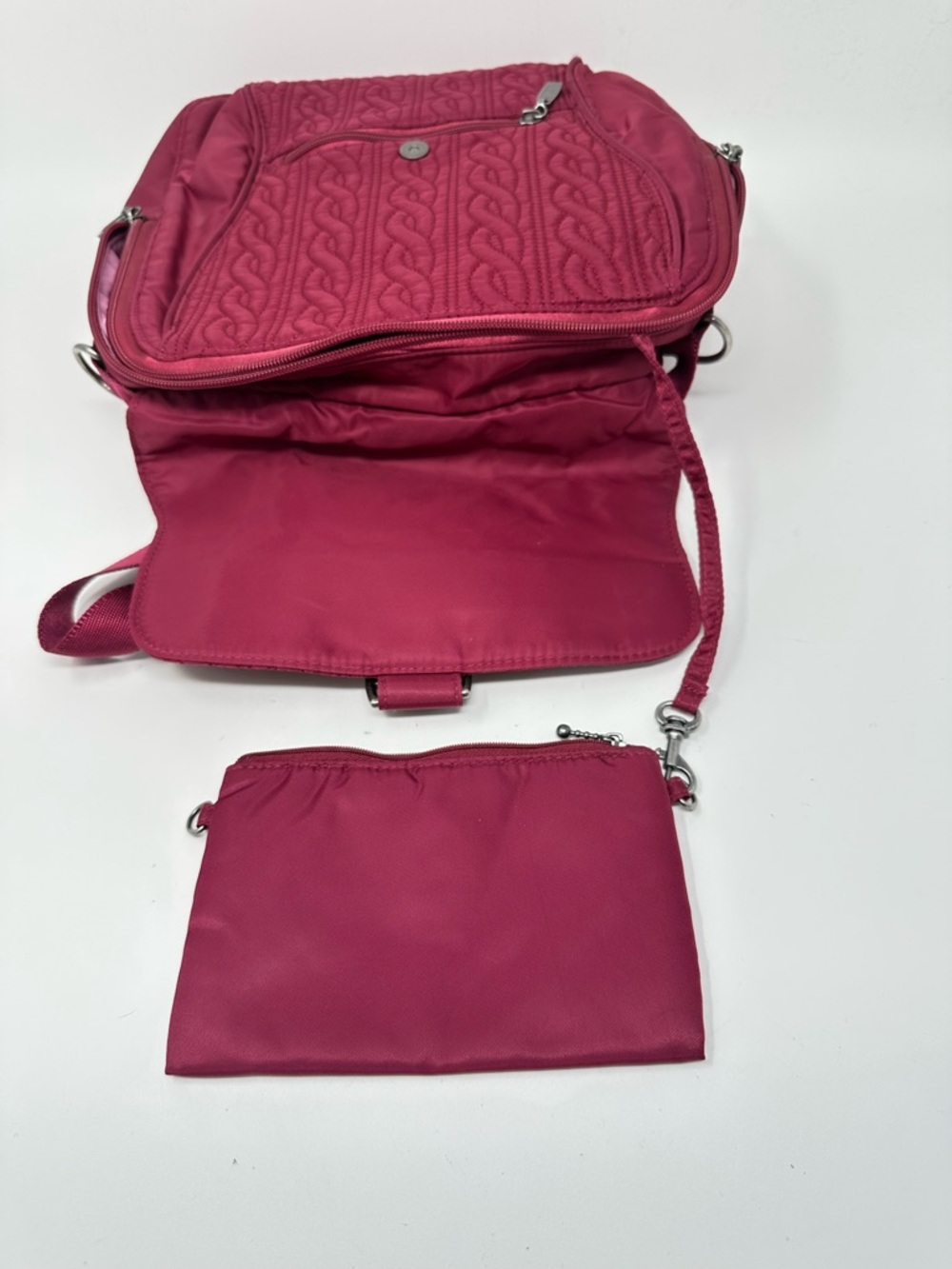Baggallini Enchant Espresso Quilted Backpack - Picture 8 of 14